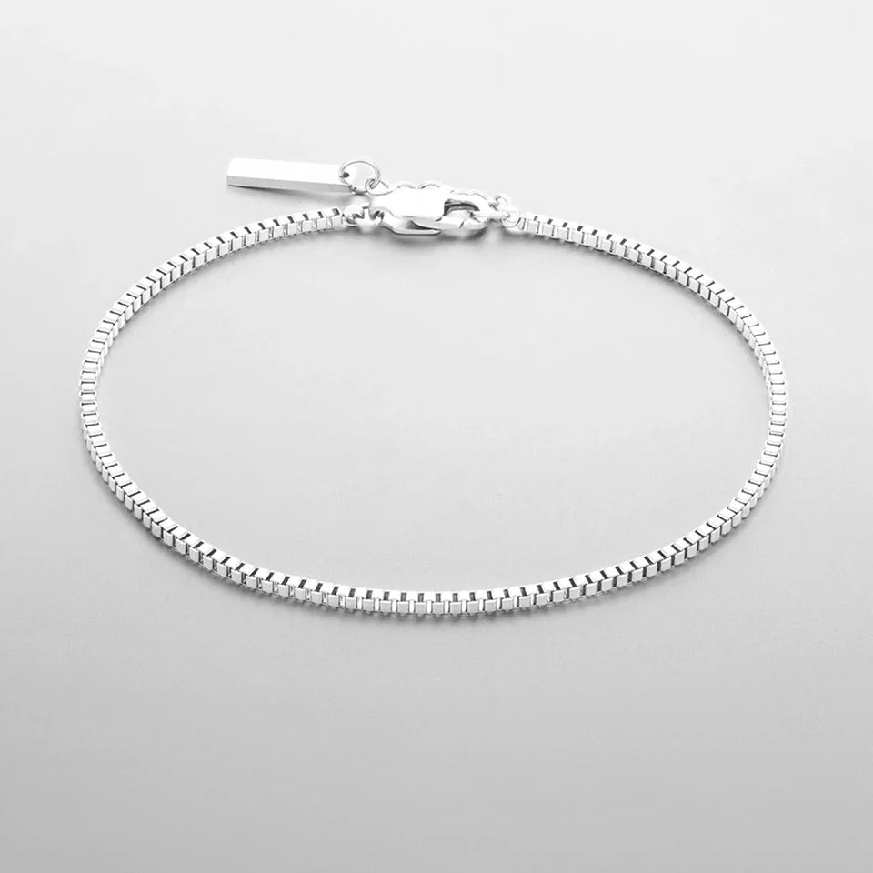 Box Bracelet (Silver)