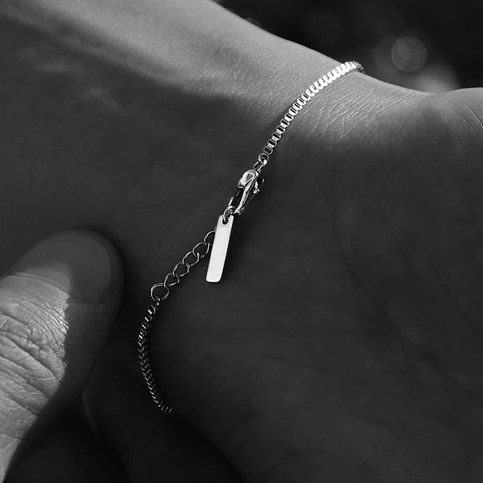 Box Bracelet (Silver)