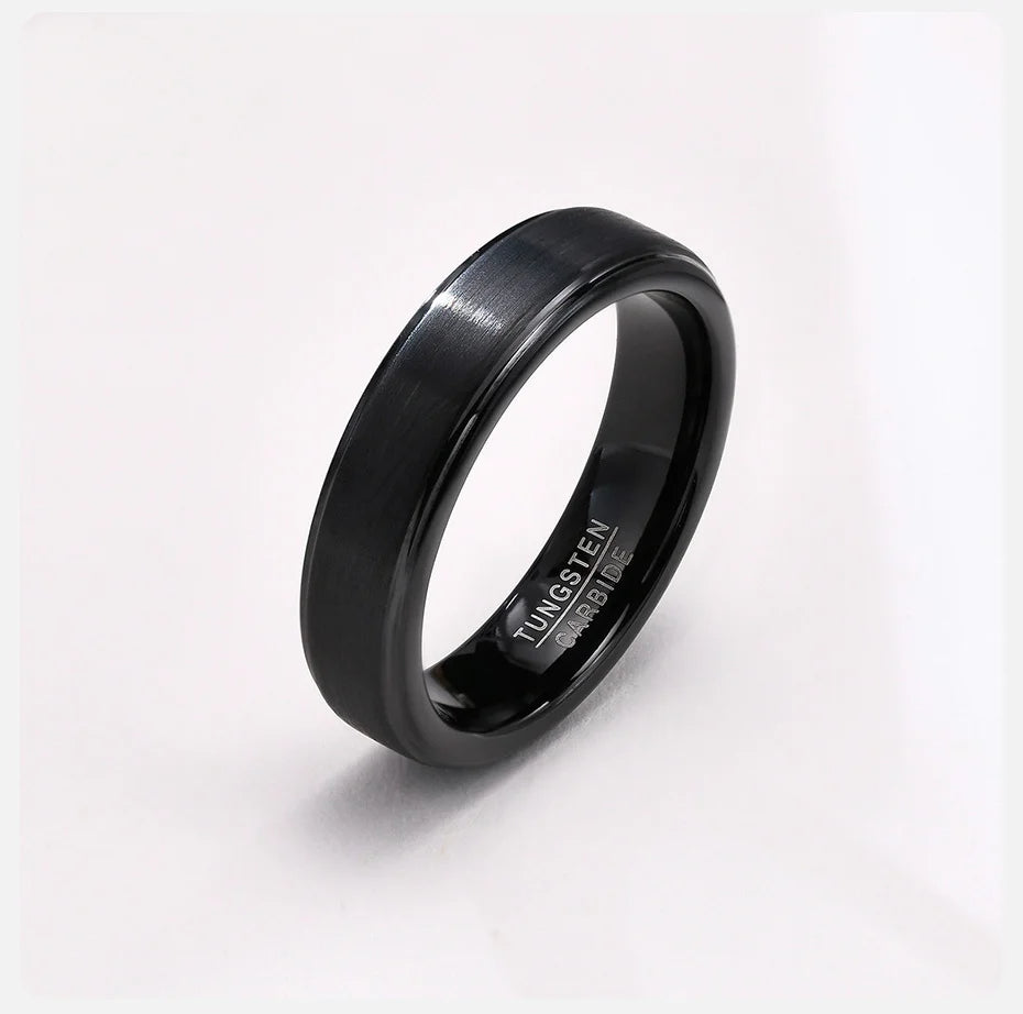 Polished Edge Ring (Black) 5mm