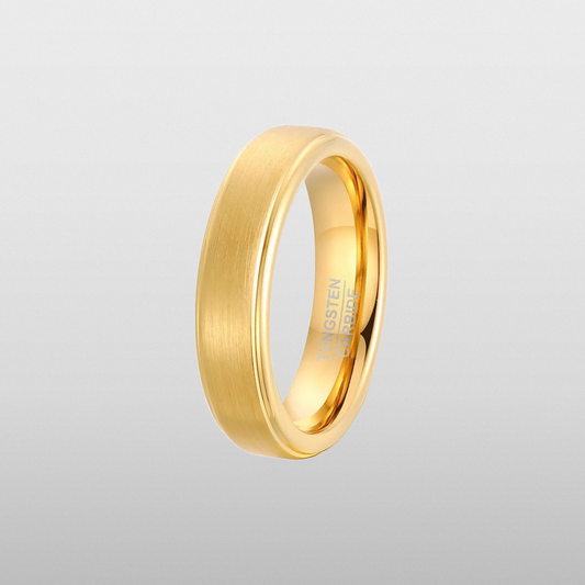 Polished Edge Ring (Gold) 5mm