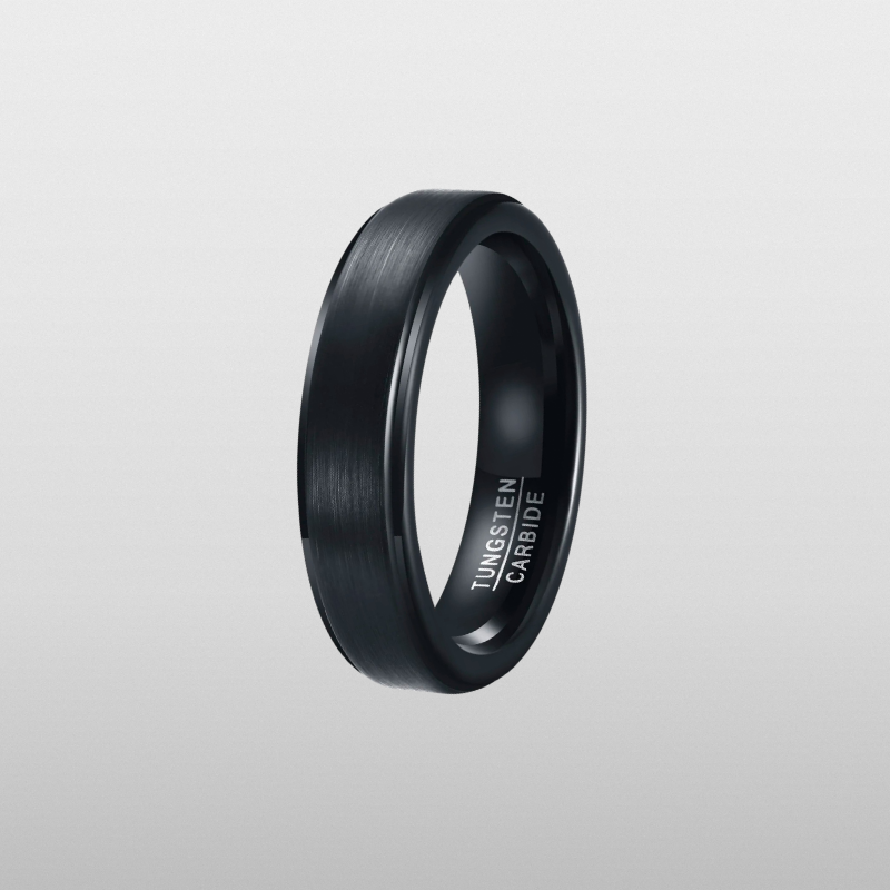 Polished Edge Ring (Black) 5mm