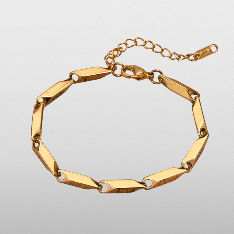 Geometric Bracelet (Gold) 4mm