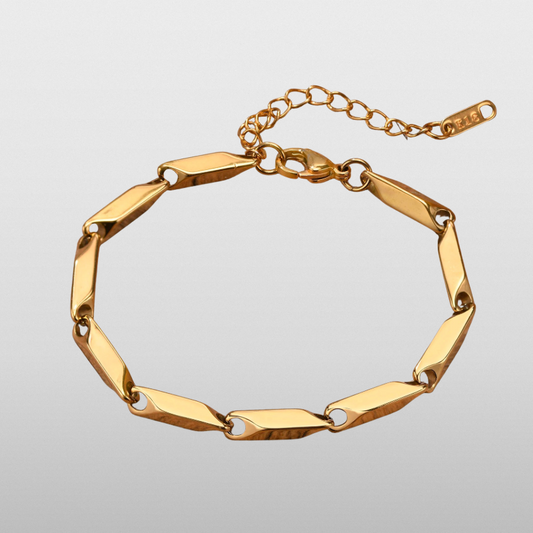 Geometric Bracelet (Gold) 4mm