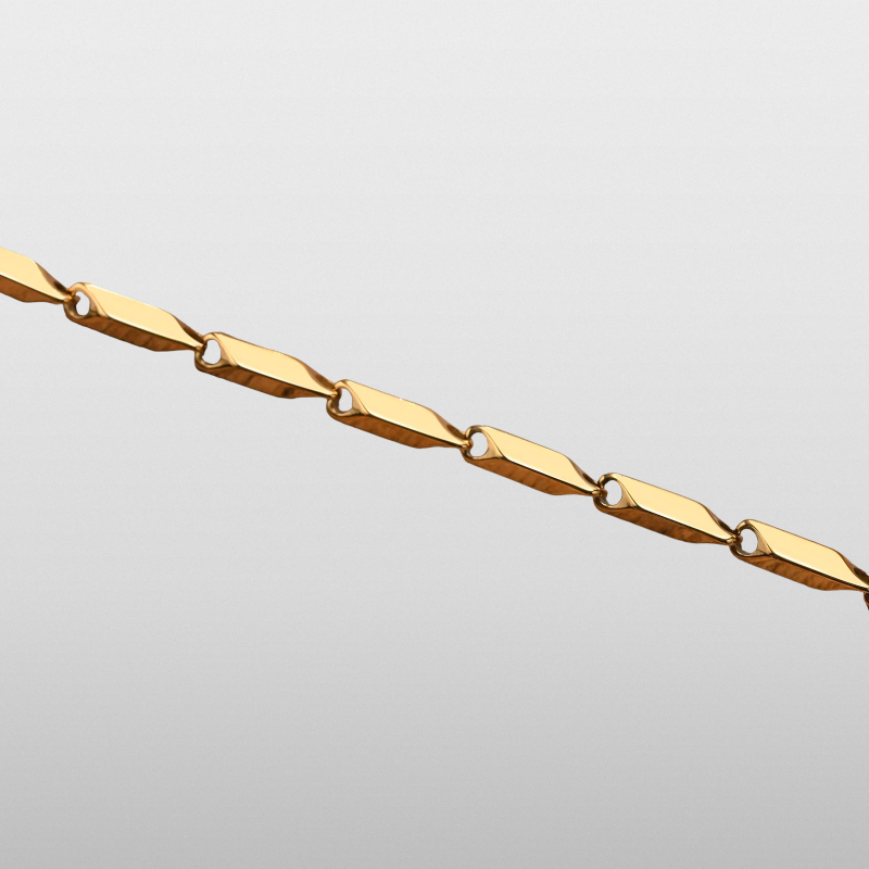 Geometric Bracelet (Gold) 4mm