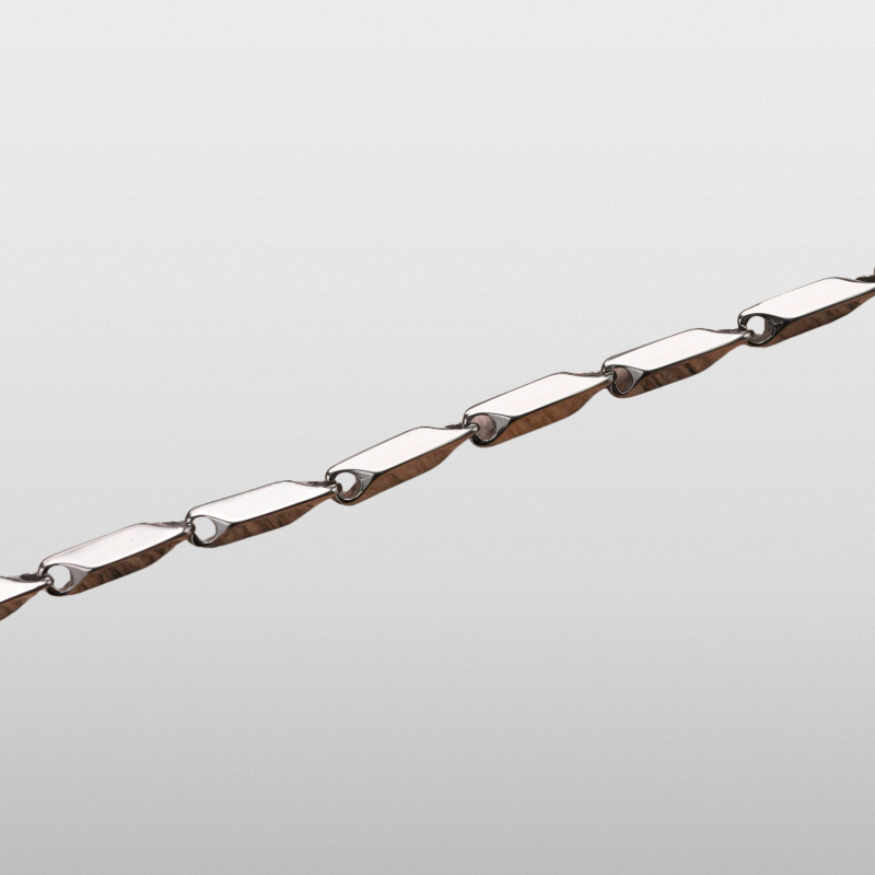 Geometric Bracelet (Silver) 4mm